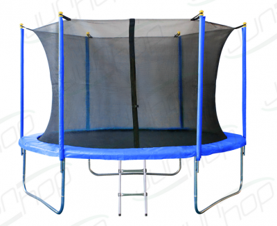 Батут JunHop 10 ft ( 300 см) с защитной сетью и лестницей Новинка 2017 года!&nbsp;Батут JunHop 10 ft ( 300 см) с защитной сетью и лестницей
Максимальная нагрузка: 120 кг.
Диаметр батута: 300 см.
Производство: Китай:
Гарантия: 1 год.

