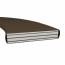Батут Unix Line 8 ft inside (2,44 м) Black&Brown с сеткой и лестницей - Батут Unix Line 8 ft inside (2,44 м) Black&Brown с сеткой и лестницей