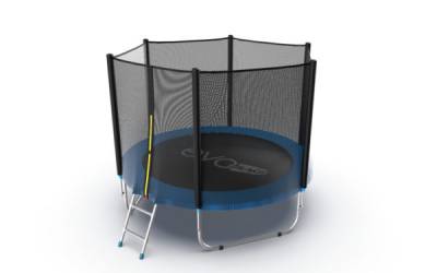 Батут EVO JUMP External 8ft (Blue) комплект Батут EVO JUMP External 8ft (Blue) комплект.
Тип защитной сетки: внешняя.
Диаметр: 244 см.
Максимальный вес пользователя: 150 кг.
Высота в собранном виде: 210 см.
Гарантия: 2 года.

